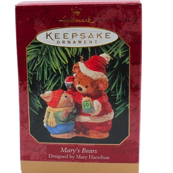 Hallmark Other - HALLMARK KEEPSAKE ORNAMENT Mary’s Bears 1999 vintage NIB